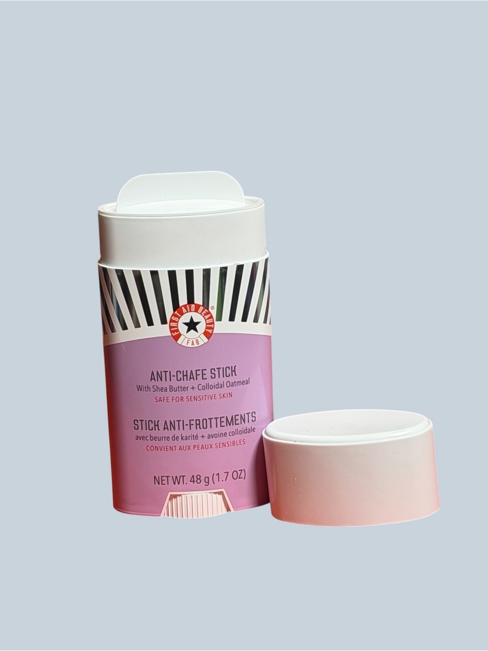 First Aid Beauty Anti-Chafe Stick - Pink and White Packaging 1.7 Oz. - Picture 5 of 6